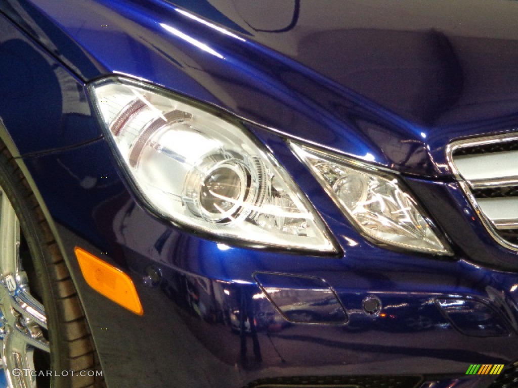 2011 E 550 Coupe - designo Mystic Blue / Black photo #33