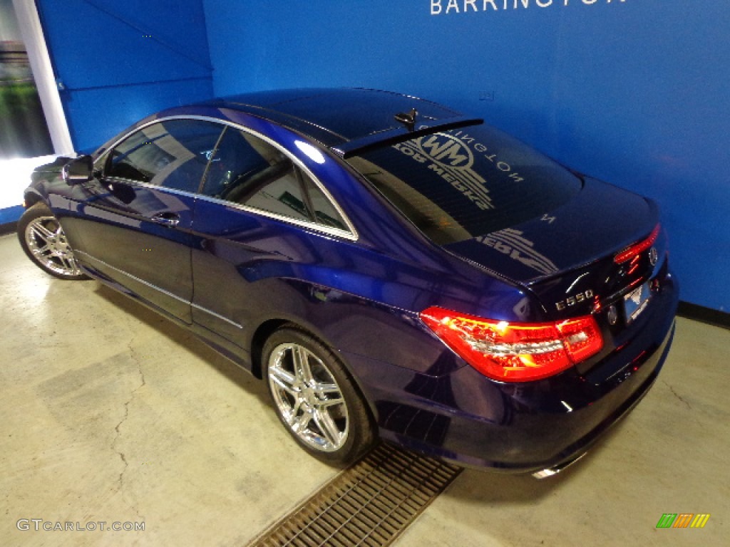 2011 E 550 Coupe - designo Mystic Blue / Black photo #36