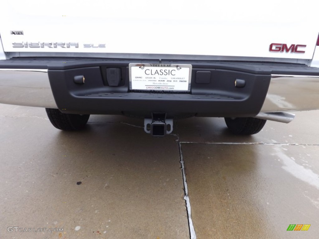 2013 Sierra 1500 SLE Crew Cab - Summit White / Ebony photo #15
