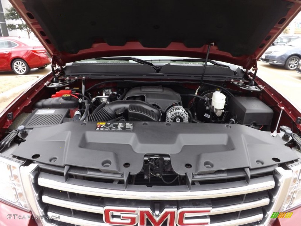 2013 Sierra 1500 SLE Crew Cab 4x4 - Sonoma Red Metallic / Very Dark Cashmere/Light Cashmere photo #11