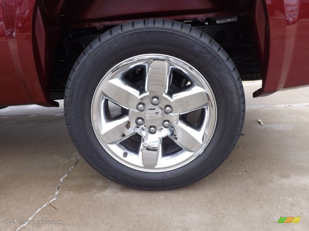 2013 Sierra 1500 SLE Crew Cab 4x4 - Sonoma Red Metallic / Very Dark Cashmere/Light Cashmere photo #18