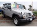 2007 Bright Silver Metallic Jeep Wrangler Unlimited X 4x4  photo #3