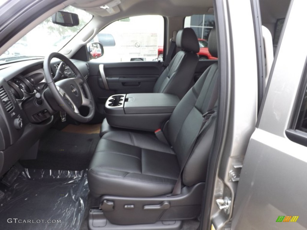 2013 Sierra 1500 SLE Crew Cab - Steel Gray Metallic / Ebony photo #29