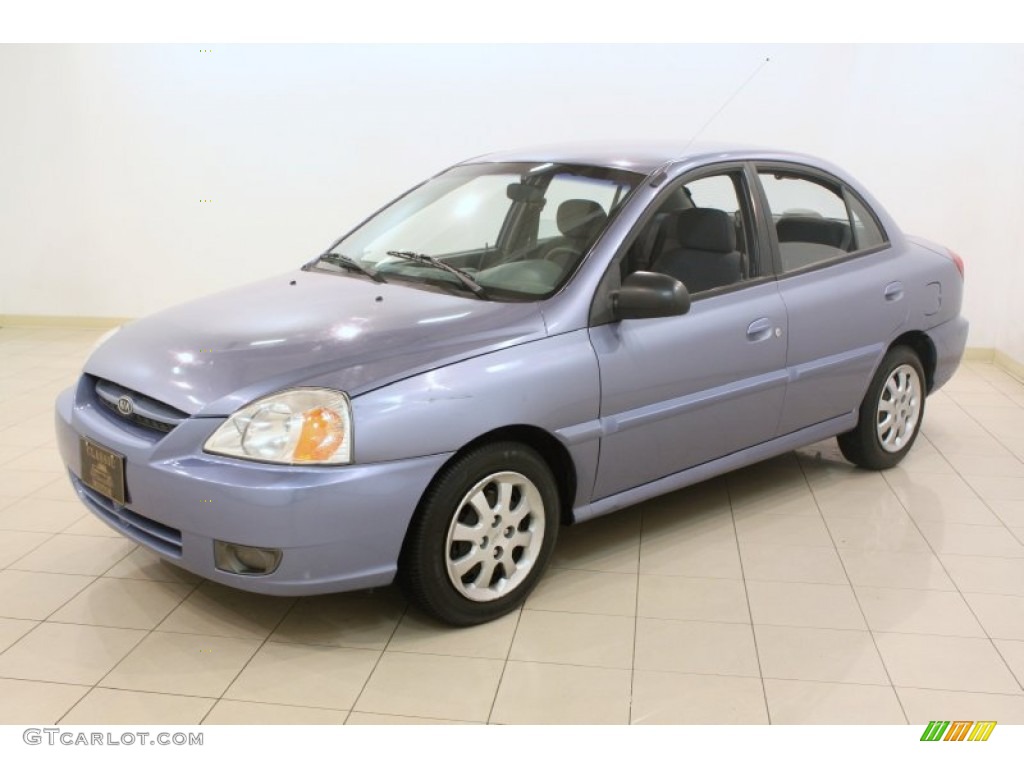 Blueberry 2003 Kia Rio Sedan Exterior Photo #76487224