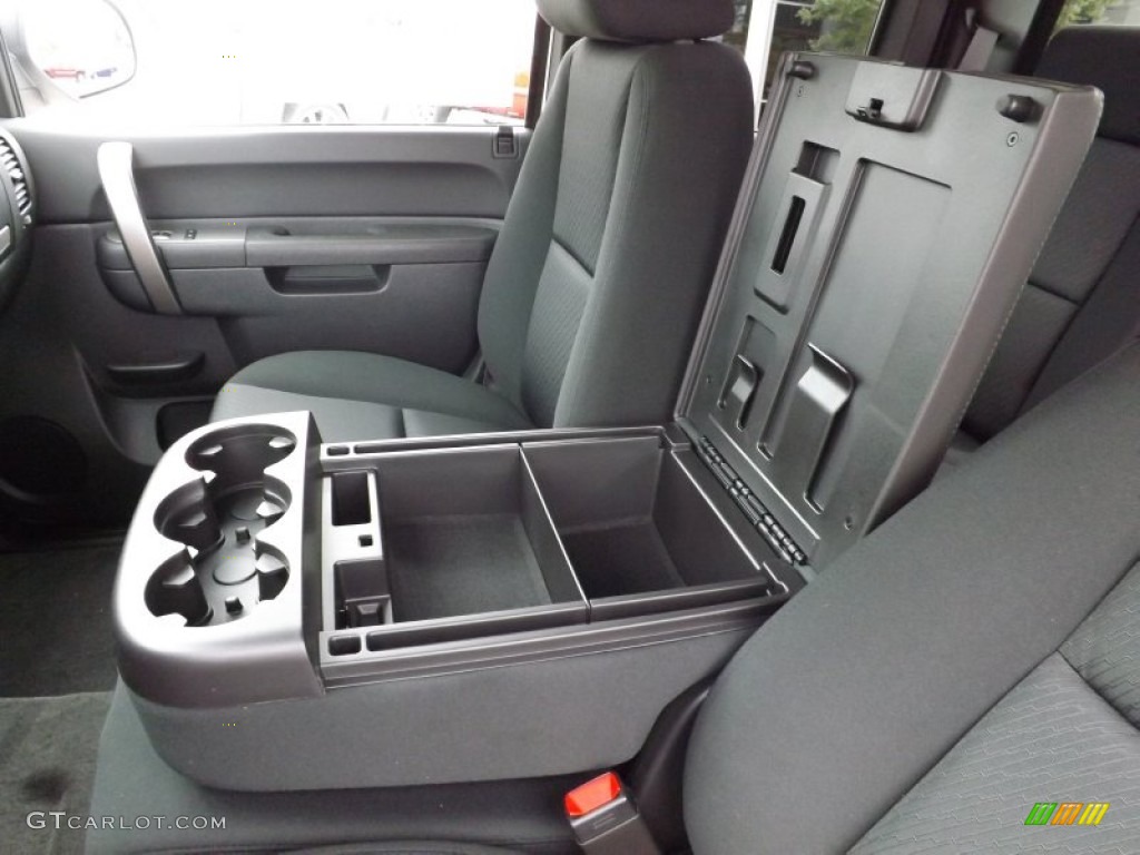 2013 Sierra 1500 SLE Extended Cab 4x4 - Summit White / Ebony photo #20