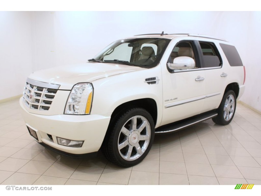 2010 Escalade Luxury AWD - White Diamond / Cashmere/Cocoa photo #3