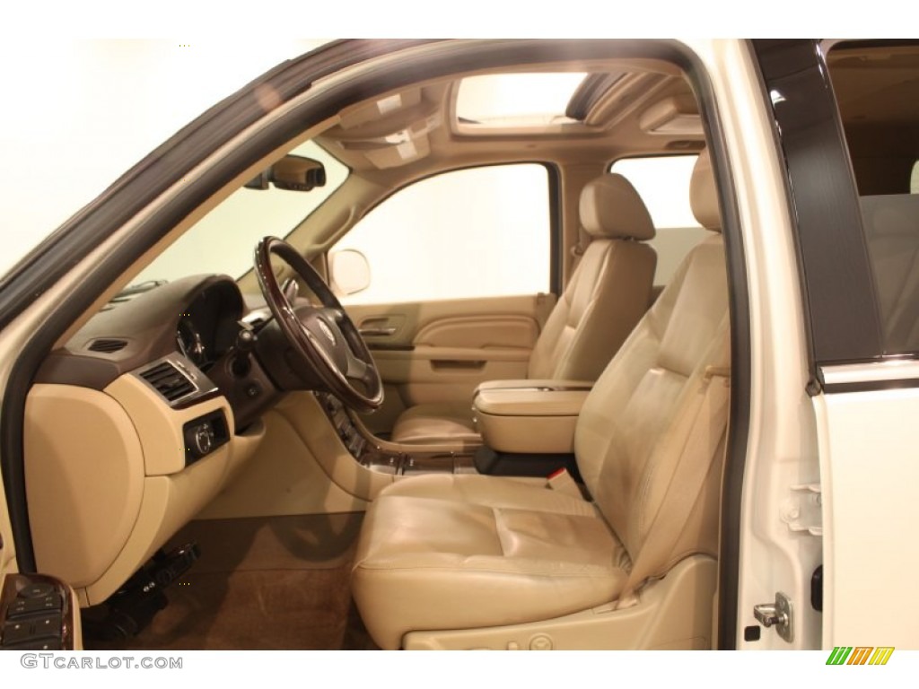 Cashmere/Cocoa Interior 2010 Cadillac Escalade Luxury AWD Photo #76487428