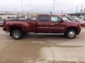 2013 Sonoma Red Metallic GMC Sierra 3500HD Denali Crew Cab 4x4 Dually  photo #3