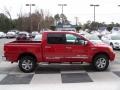 2012 Red Alert Nissan Titan SV Heavy Metal Chrome Edition Crew Cab 4x4  photo #3