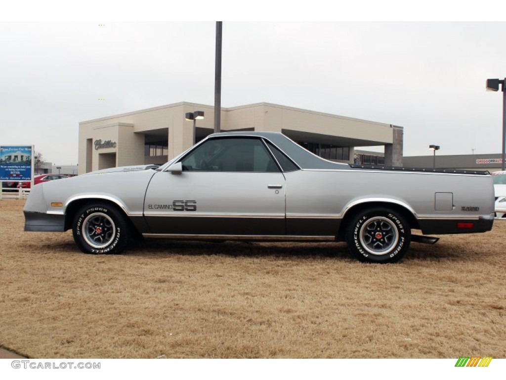 Silver Metallic 1987 Chevrolet El Camino SS Sport Exterior Photo #76488950