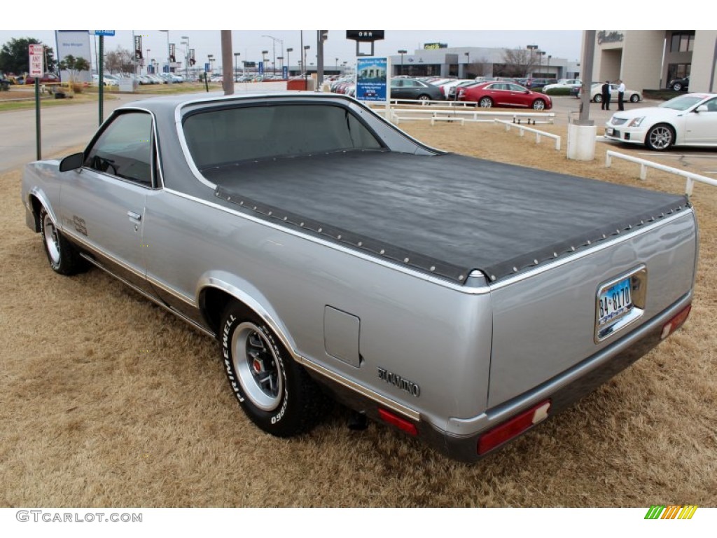 1987 El Camino SS Sport - Silver Metallic / Gray photo #11