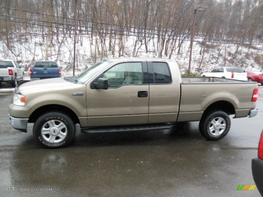 Arizona Beige Metallic 2004 Ford F150 XLT SuperCab 4x4 Exterior Photo #76489503