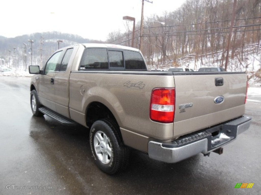 2004 F150 XLT SuperCab 4x4 - Arizona Beige Metallic / Tan photo #6