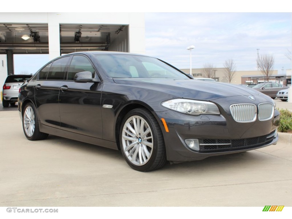 Dark Graphite Metallic 2011 BMW 5 Series 550i Sedan Exterior Photo #76489877