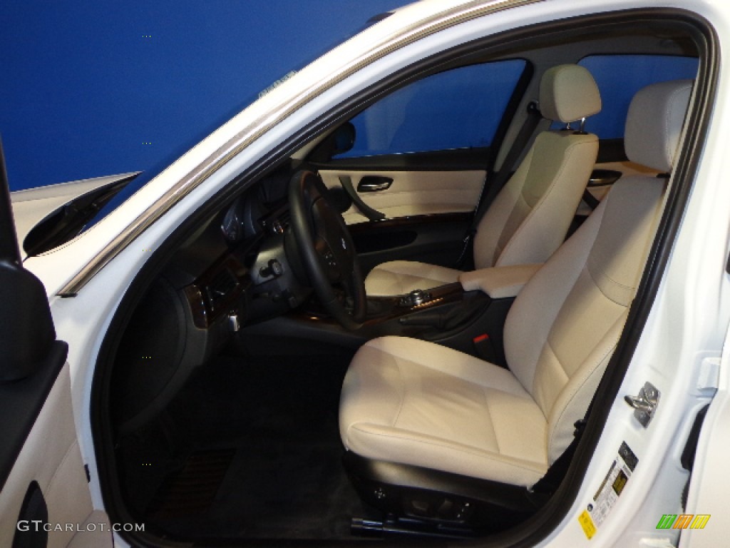 2010 3 Series 335i xDrive Sedan - Alpine White / Oyster/Black Dakota Leather photo #34