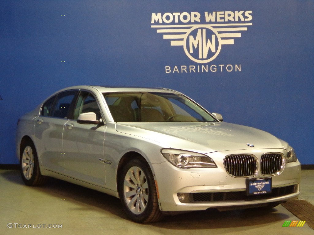 2010 7 Series 750i xDrive Sedan - Titanium Silver Metallic / Black Nappa Leather photo #1