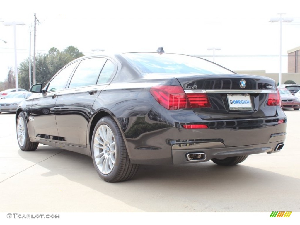 2013 7 Series 750Li Sedan - Black Sapphire Metallic / Black photo #3
