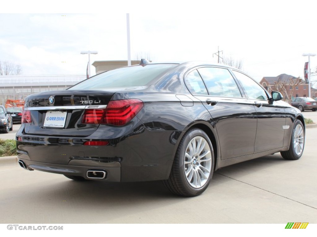 2013 7 Series 750Li Sedan - Black Sapphire Metallic / Black photo #4