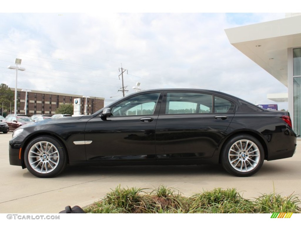 2013 7 Series 750Li Sedan - Black Sapphire Metallic / Black photo #5