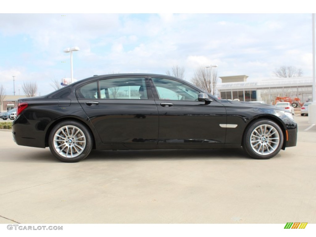 2013 7 Series 750Li Sedan - Black Sapphire Metallic / Black photo #6