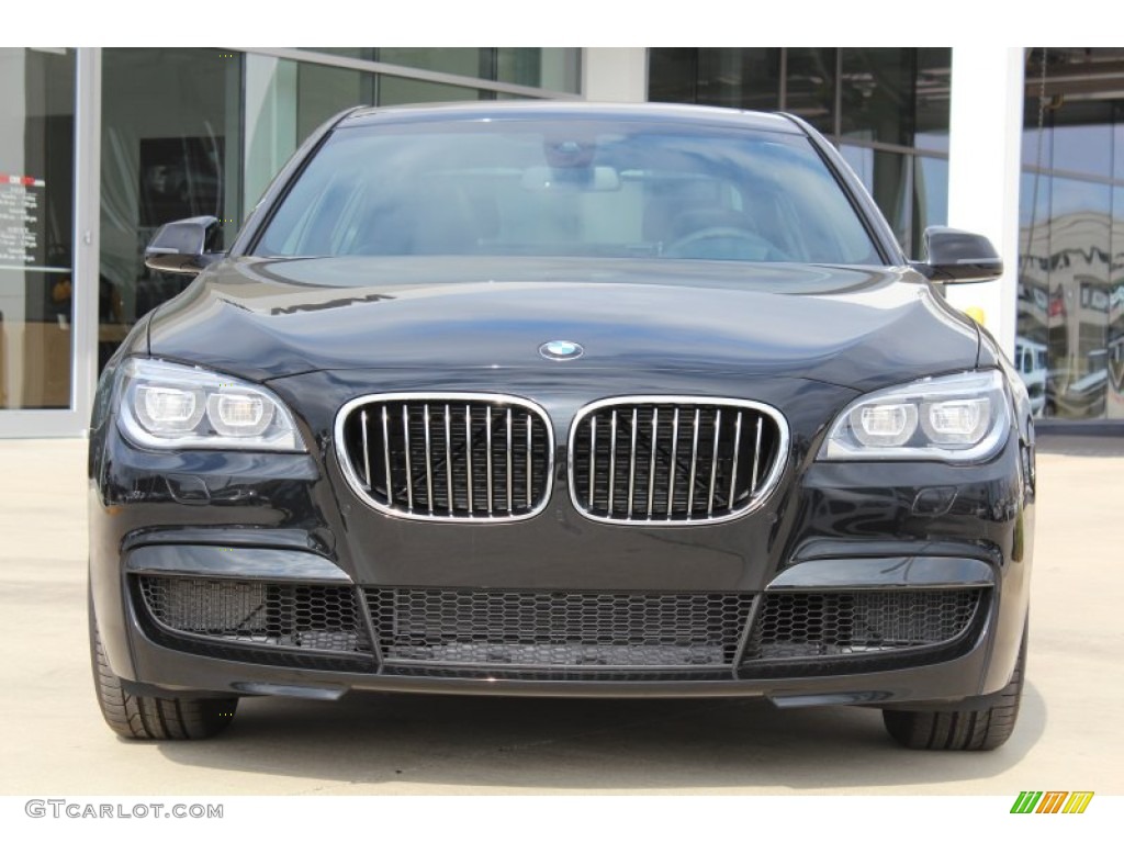 2013 7 Series 750Li Sedan - Black Sapphire Metallic / Black photo #7