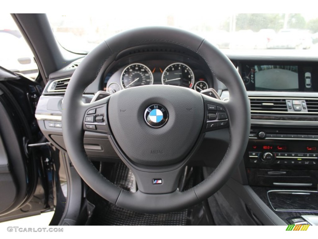 2013 7 Series 750Li Sedan - Black Sapphire Metallic / Black photo #11