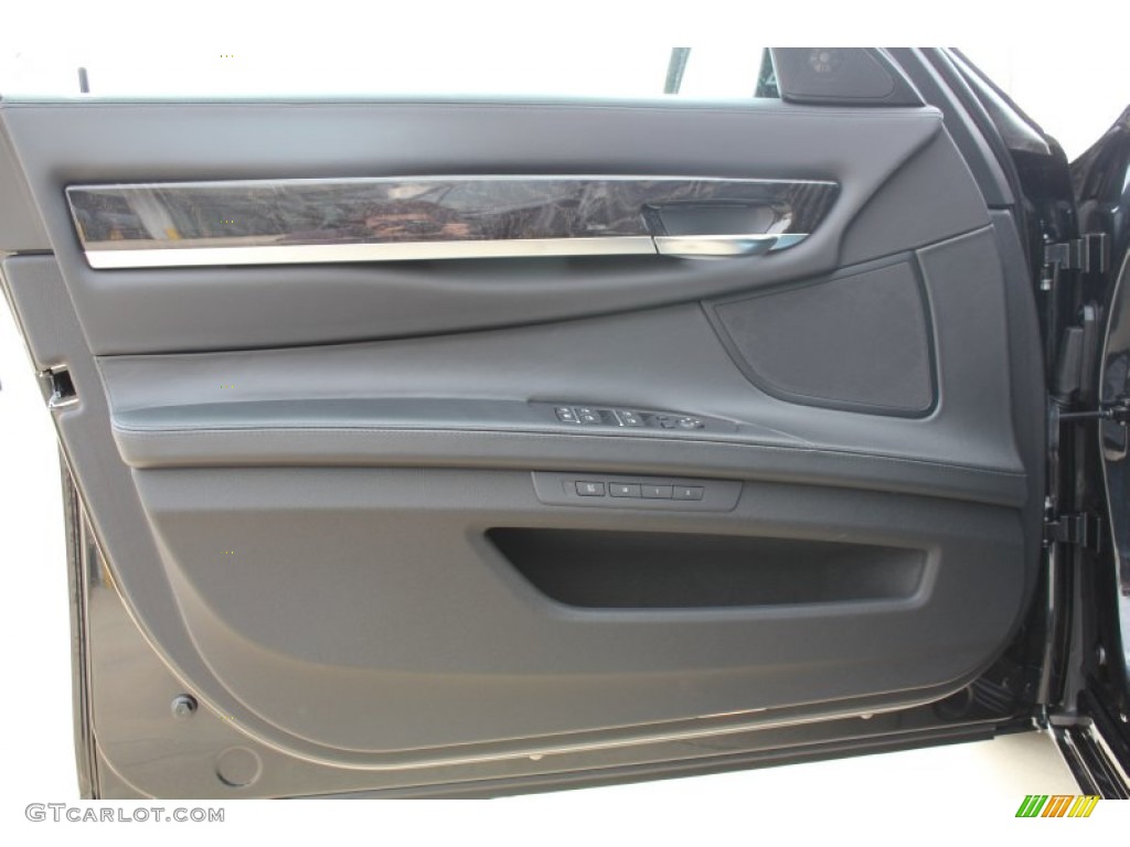 2013 7 Series 750Li Sedan - Black Sapphire Metallic / Black photo #12