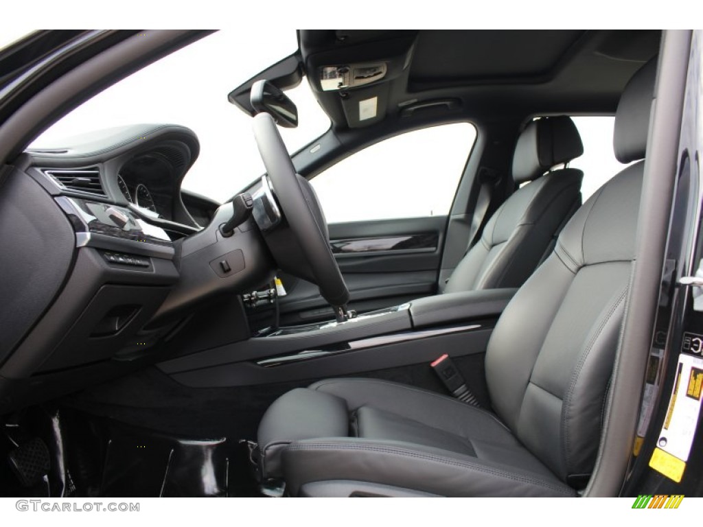 2013 7 Series 750Li Sedan - Black Sapphire Metallic / Black photo #13