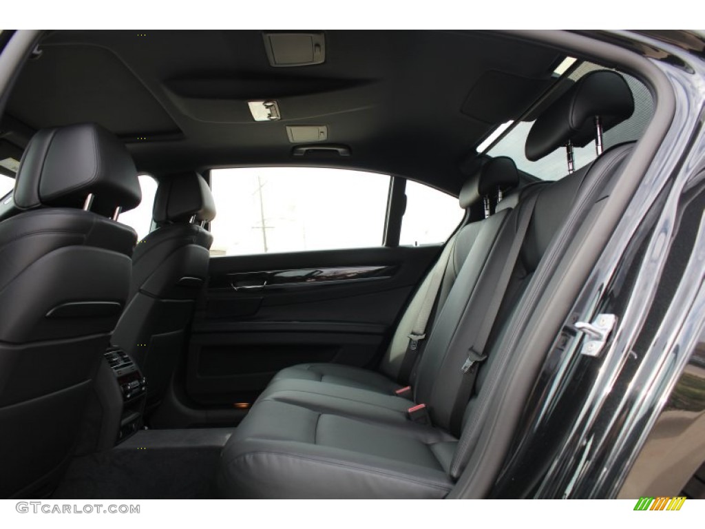 2013 7 Series 750Li Sedan - Black Sapphire Metallic / Black photo #17