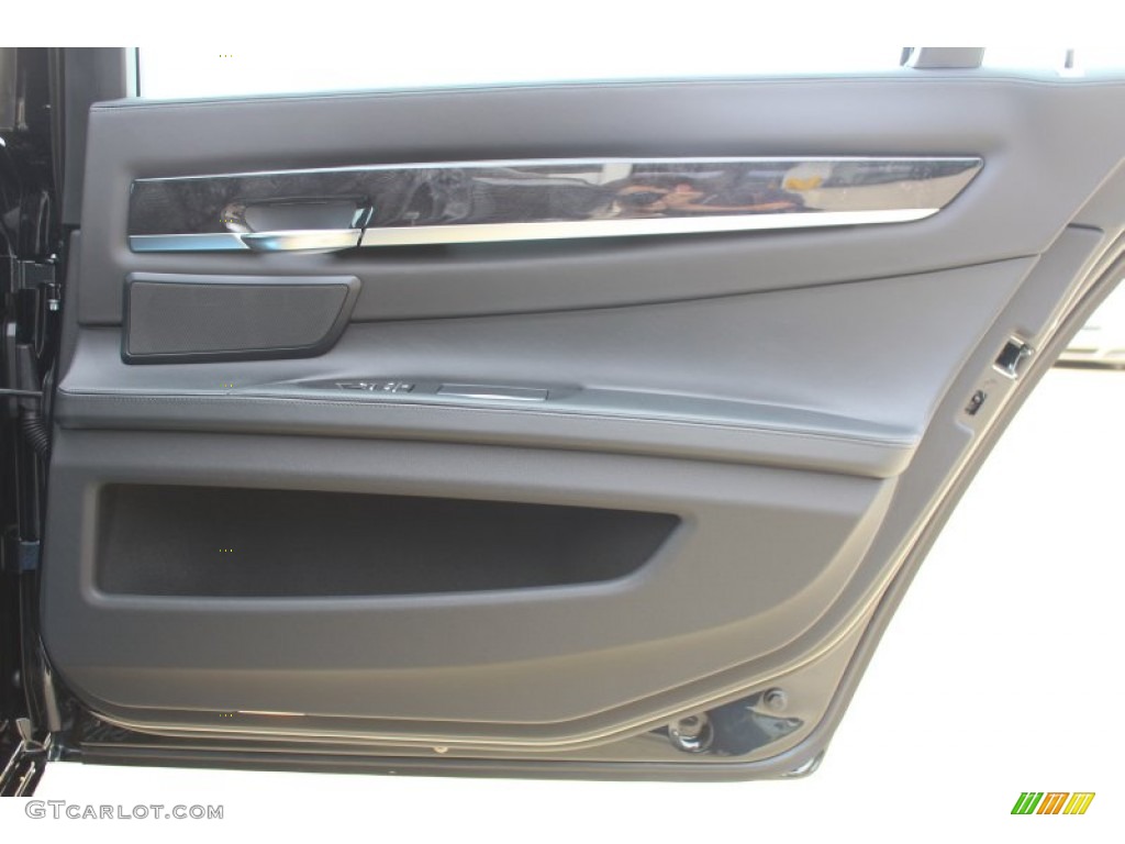 2013 7 Series 750Li Sedan - Black Sapphire Metallic / Black photo #18