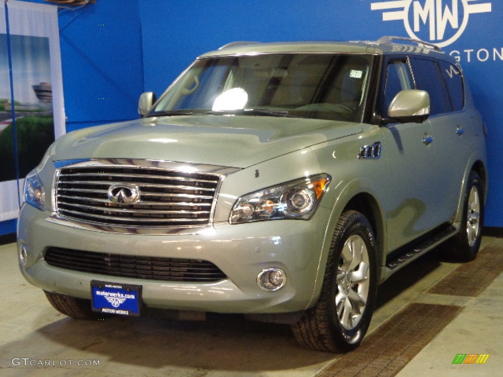 2012 QX 56 4WD - Mountain Sage / Graphite photo #4