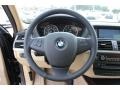 Sand Beige Steering Wheel Photo for 2013 BMW X5 #76491395