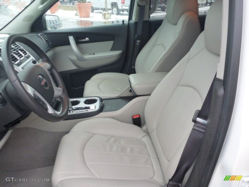 Light Titanium Interior 2011 GMC Acadia SLT AWD Photo #76491896
