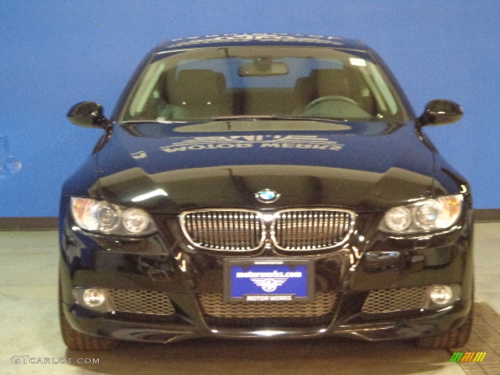 2009 3 Series 335xi Coupe - Jet Black / Black photo #2