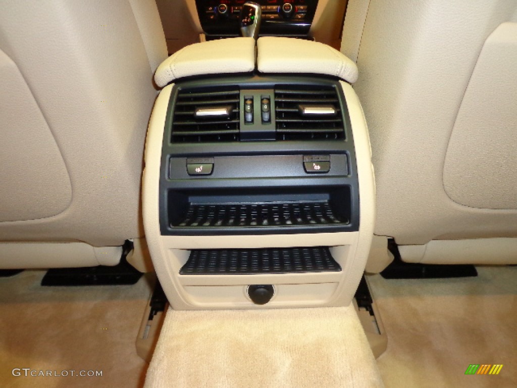 2012 5 Series 535i xDrive Sedan - Dark Graphite Metallic II / Venetian Beige photo #24