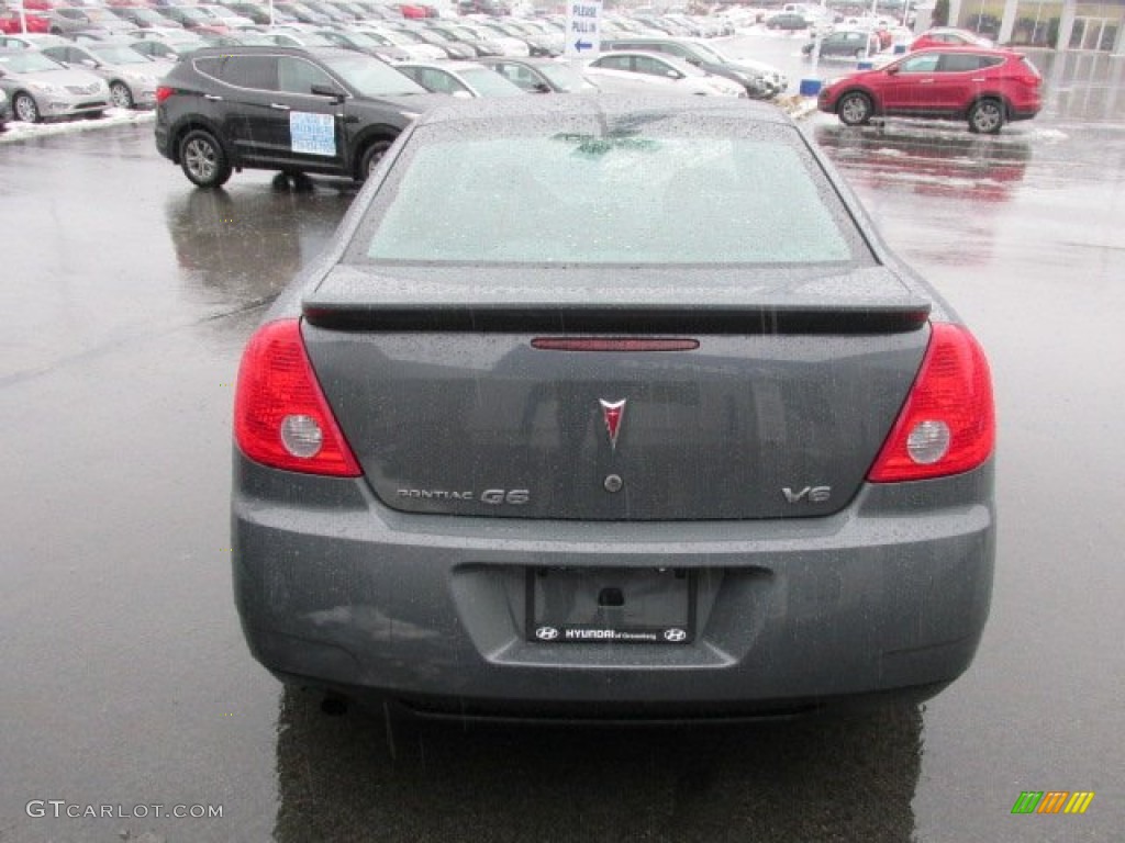 2009 G6 V6 Coupe - Dark Steel Gray Metallic / Ebony photo #8