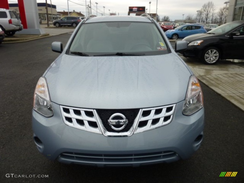 2011 Rogue SV AWD - Frosted Steel Metallic / Gray photo #2