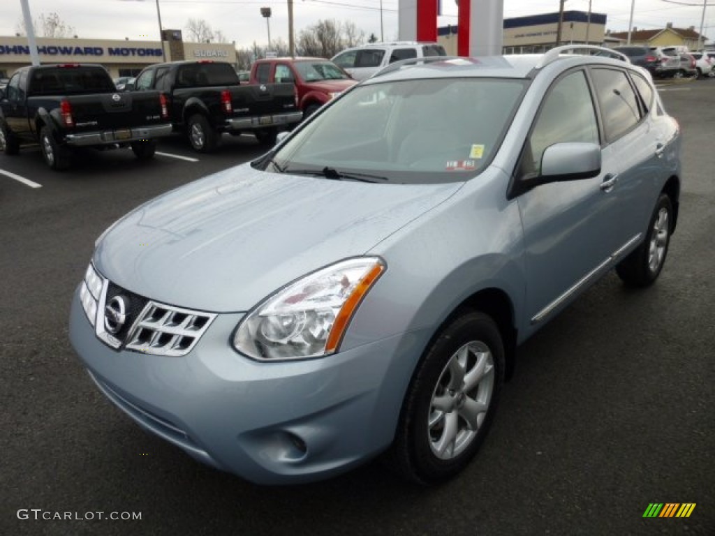 2011 Rogue SV AWD - Frosted Steel Metallic / Gray photo #3