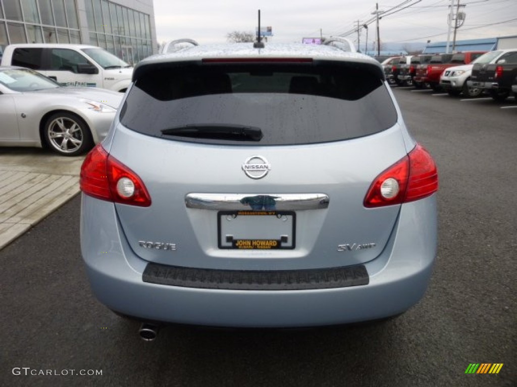 2011 Rogue SV AWD - Frosted Steel Metallic / Gray photo #10