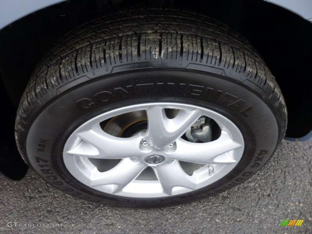 2011 Rogue SV AWD - Frosted Steel Metallic / Gray photo #13