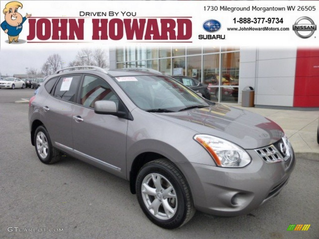2011 Rogue SV AWD - Gotham Gray Metallic / Gray photo #1