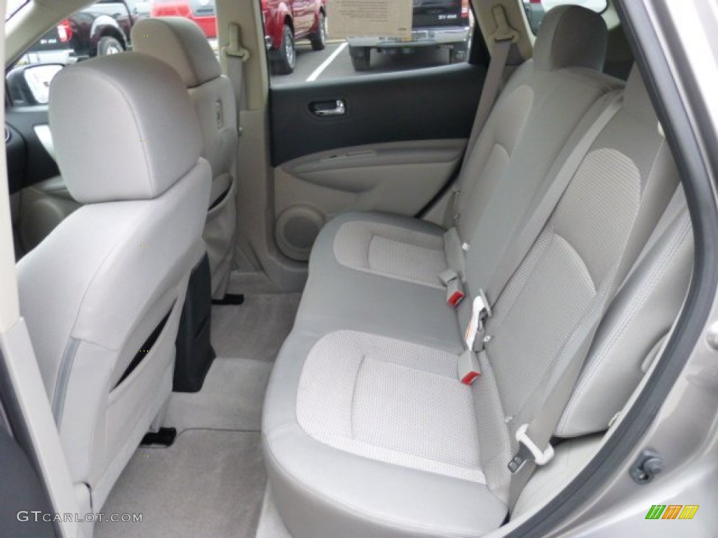 2011 Rogue SV AWD - Gotham Gray Metallic / Gray photo #6