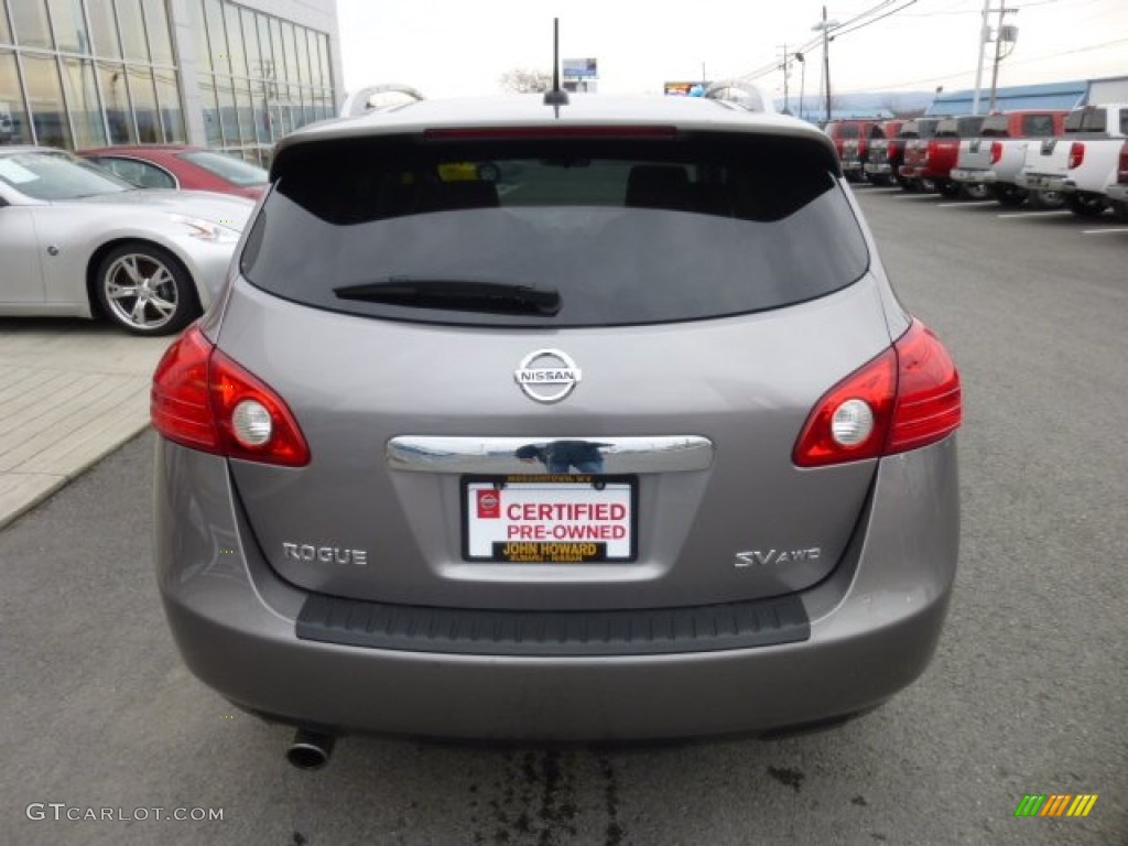 2011 Rogue SV AWD - Gotham Gray Metallic / Gray photo #9
