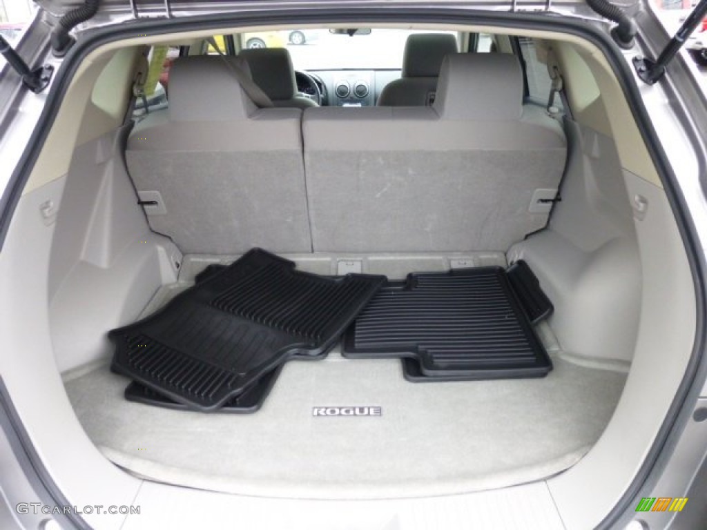 2011 Rogue SV AWD - Gotham Gray Metallic / Gray photo #13