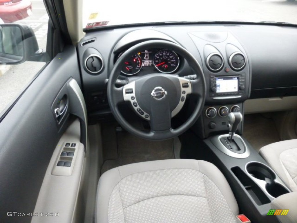 2011 Rogue SV AWD - Gotham Gray Metallic / Gray photo #14