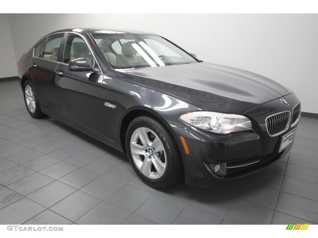 Dark Graphite Metallic II 2012 BMW 5 Series 528i Sedan Exterior Photo #76496316