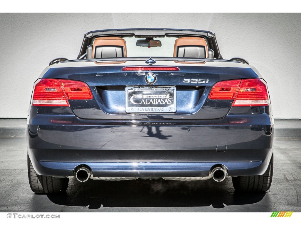 2008 3 Series 335i Convertible - Monaco Blue Metallic / Black photo #3