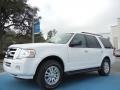 White Platinum Tri-Coat 2013 Ford Expedition XLT