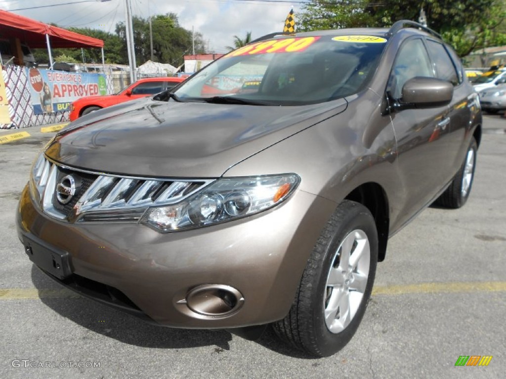 2009 Murano S AWD - Tinted Bronze Metallic / Black photo #4