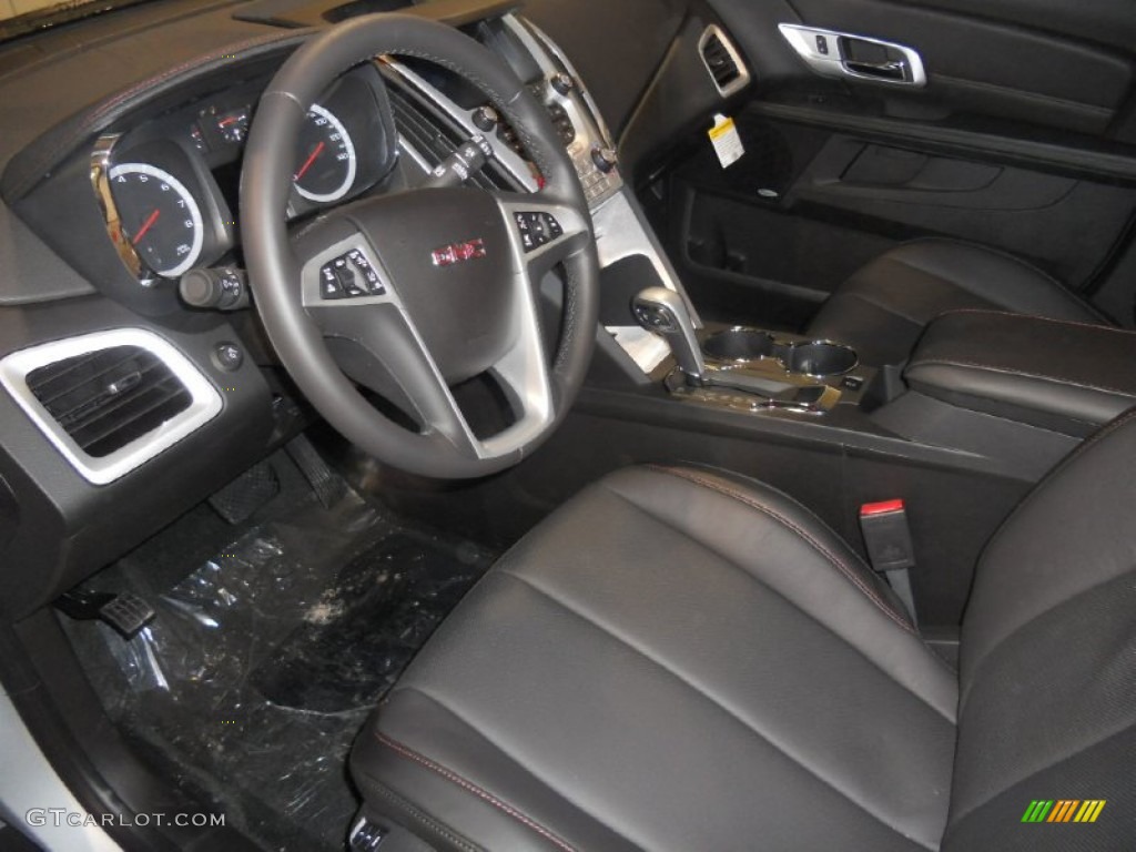 Jet Black Interior 2013 GMC Terrain SLT Photo #76500237